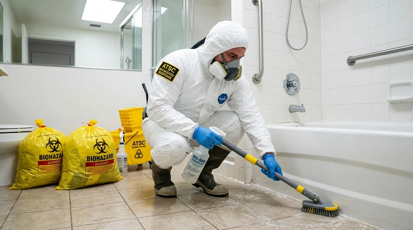 Decontamination equipment deployed for Blood Cleanup in Belmar